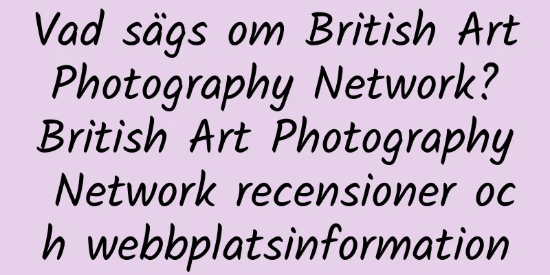 Vad sägs om British Art Photography Network? British Art Photography Network recensioner och webbplatsinformation