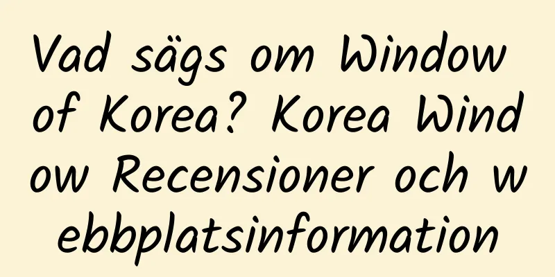Vad sägs om Window of Korea? Korea Window Recensioner och webbplatsinformation
