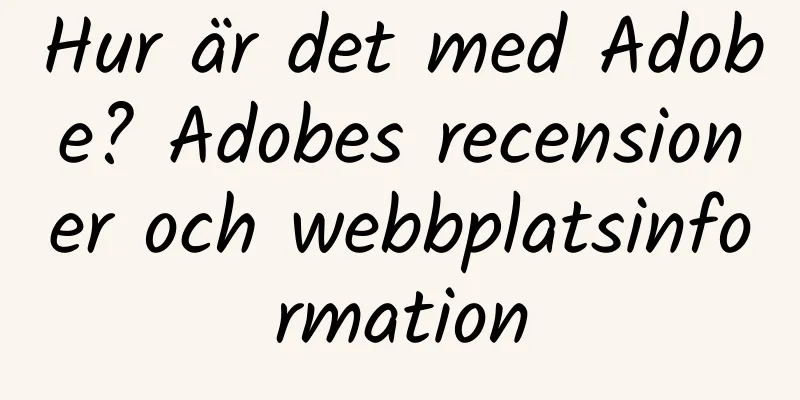 Hur är det med Adobe? Adobes recensioner och webbplatsinformation