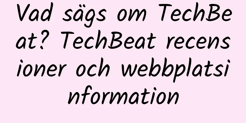 Vad sägs om TechBeat? TechBeat recensioner och webbplatsinformation