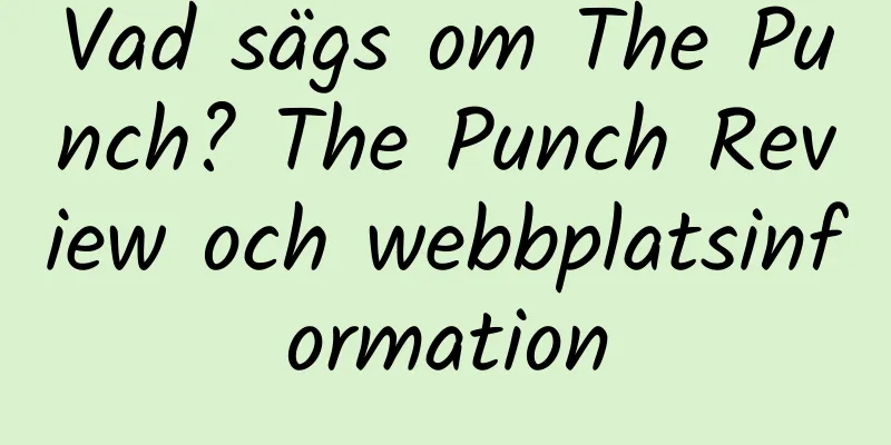 Vad sägs om The Punch? The Punch Review och webbplatsinformation