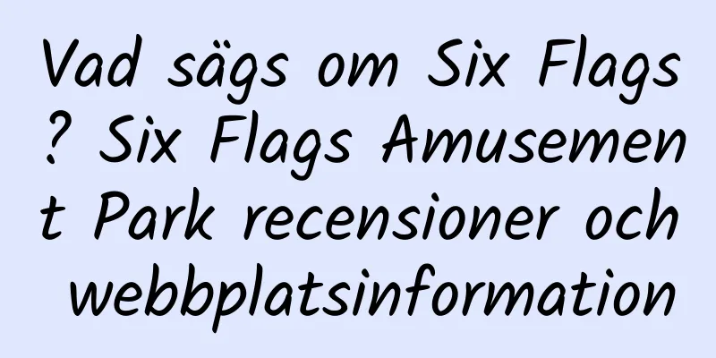 Vad sägs om Six Flags? Six Flags Amusement Park recensioner och webbplatsinformation