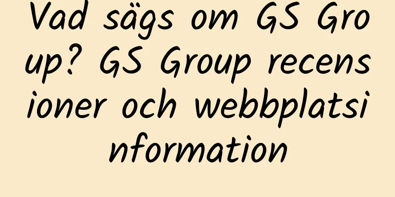 Vad sägs om GS Group? GS Group recensioner och webbplatsinformation