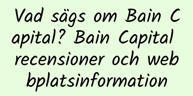 Vad sägs om Bain Capital? Bain Capital recensioner och webbplatsinformation