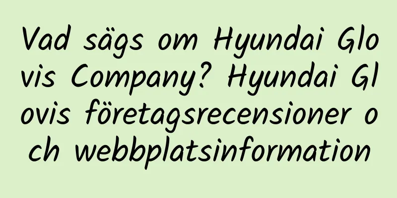 Vad sägs om Hyundai Glovis Company? Hyundai Glovis företagsrecensioner och webbplatsinformation