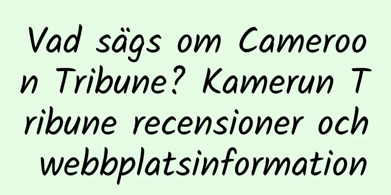 Vad sägs om Cameroon Tribune? Kamerun Tribune recensioner och webbplatsinformation