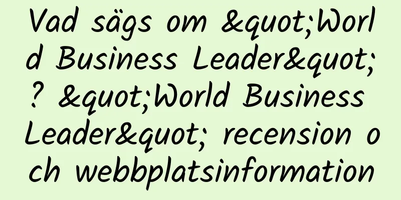 Vad sägs om "World Business Leader"? "World Business Leader" recension och webbplatsinformation