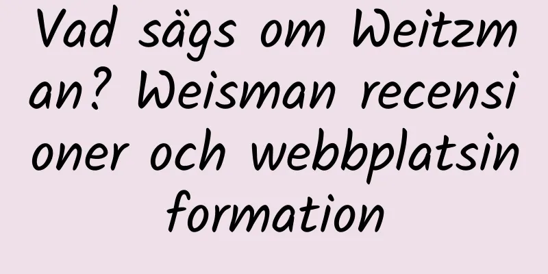 Vad sägs om Weitzman? Weisman recensioner och webbplatsinformation