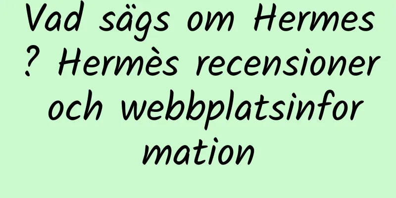 Vad sägs om Hermes? Hermès recensioner och webbplatsinformation