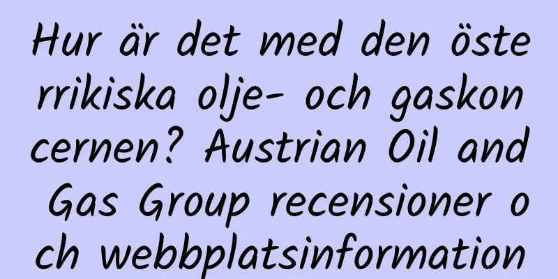 Hur är det med den österrikiska olje- och gaskoncernen? Austrian Oil and Gas Group recensioner och webbplatsinformation