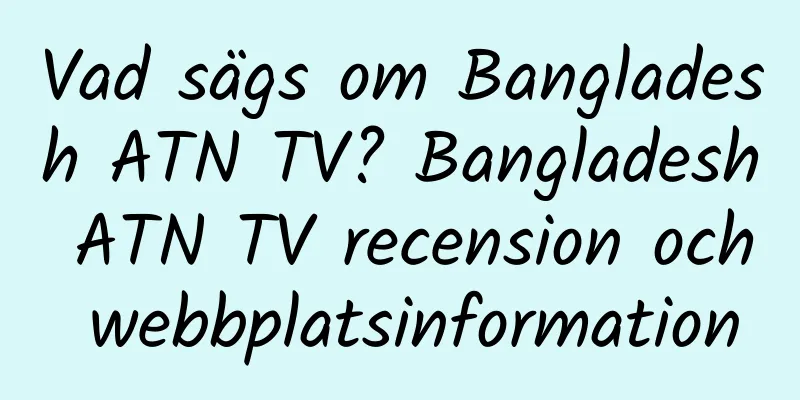 Vad sägs om Bangladesh ATN TV? Bangladesh ATN TV recension och webbplatsinformation