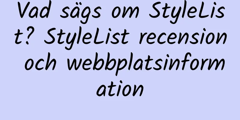 Vad sägs om StyleList? StyleList recension och webbplatsinformation