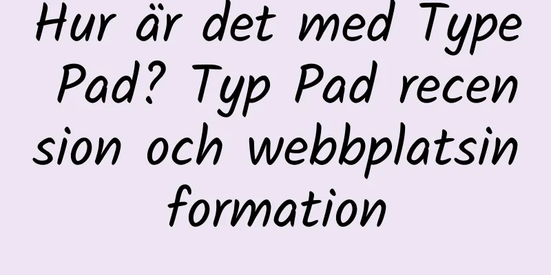 Hur är det med Type Pad? Typ Pad recension och webbplatsinformation