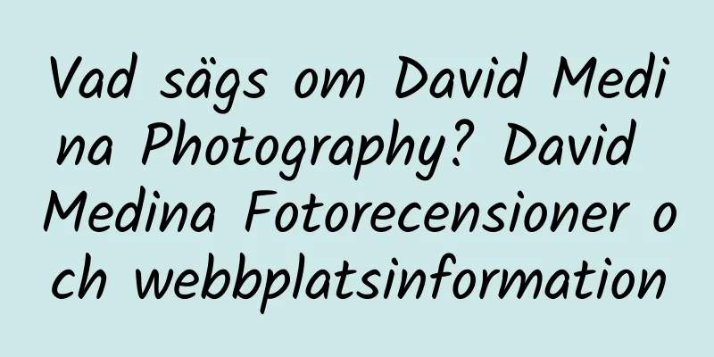 Vad sägs om David Medina Photography? David Medina Fotorecensioner och webbplatsinformation