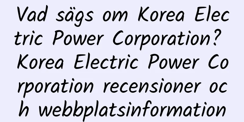 Vad sägs om Korea Electric Power Corporation? Korea Electric Power Corporation recensioner och webbplatsinformation