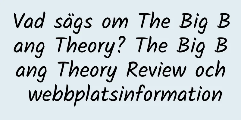 Vad sägs om The Big Bang Theory? The Big Bang Theory Review och webbplatsinformation