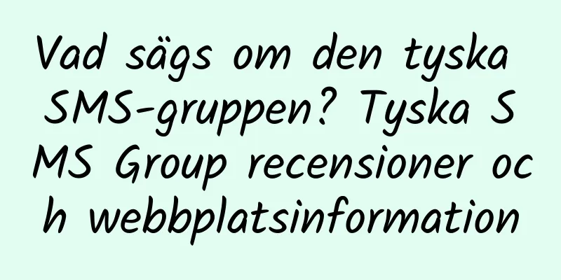 Vad sägs om den tyska SMS-gruppen? Tyska SMS Group recensioner och webbplatsinformation