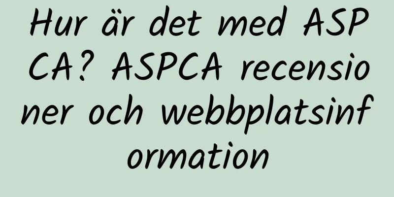 Hur är det med ASPCA? ASPCA recensioner och webbplatsinformation