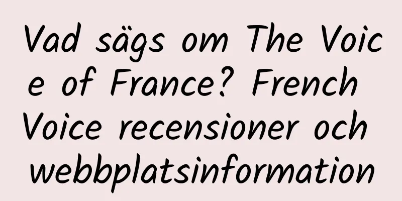 Vad sägs om The Voice of France? French Voice recensioner och webbplatsinformation