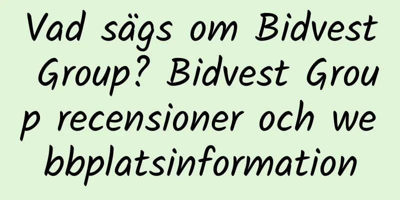 Vad sägs om Bidvest Group? Bidvest Group recensioner och webbplatsinformation
