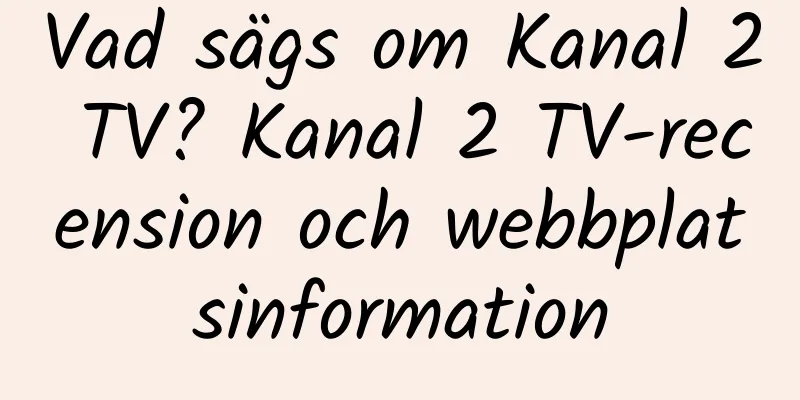 Vad sägs om Kanal 2 TV? Kanal 2 TV-recension och webbplatsinformation
