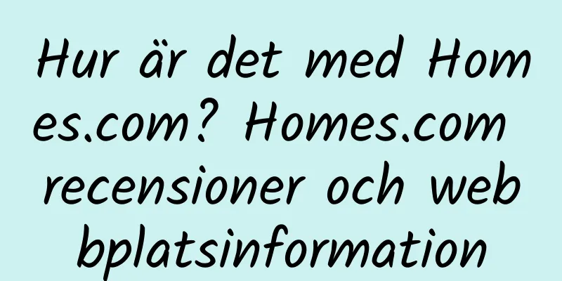 Hur är det med Homes.com? Homes.com recensioner och webbplatsinformation