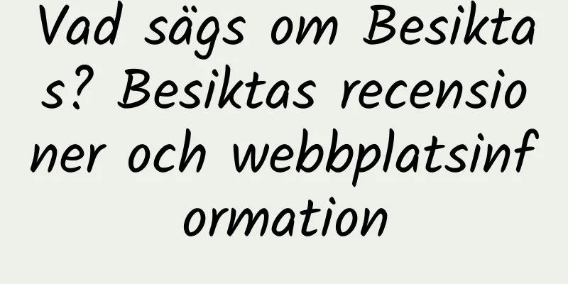 Vad sägs om Besiktas? Besiktas recensioner och webbplatsinformation