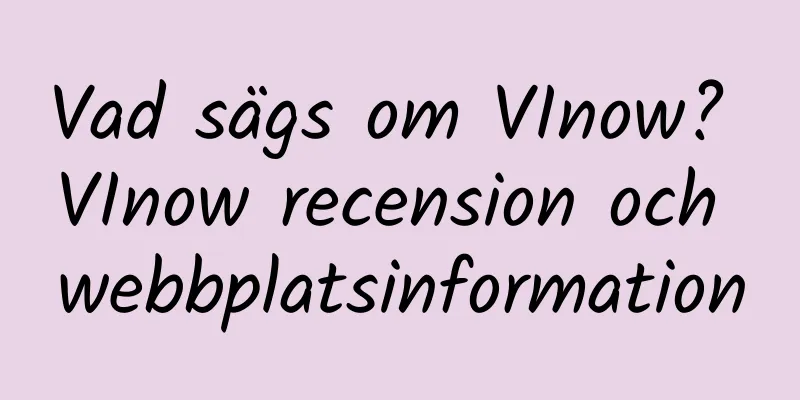 Vad sägs om VInow? VInow recension och webbplatsinformation