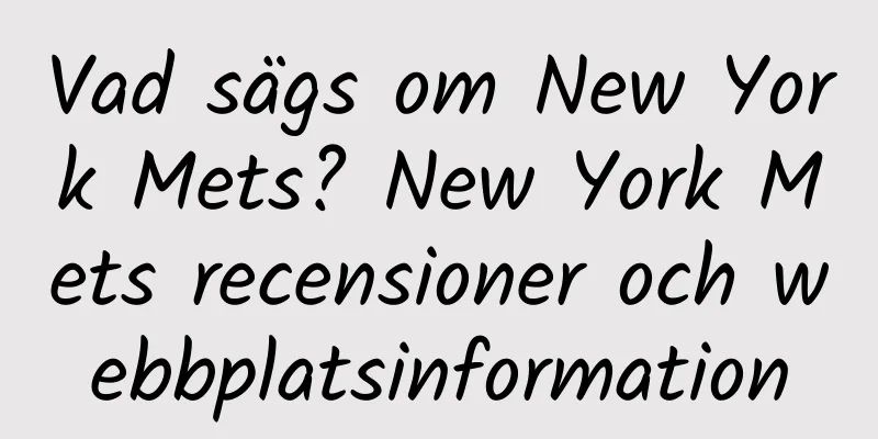 Vad sägs om New York Mets? New York Mets recensioner och webbplatsinformation