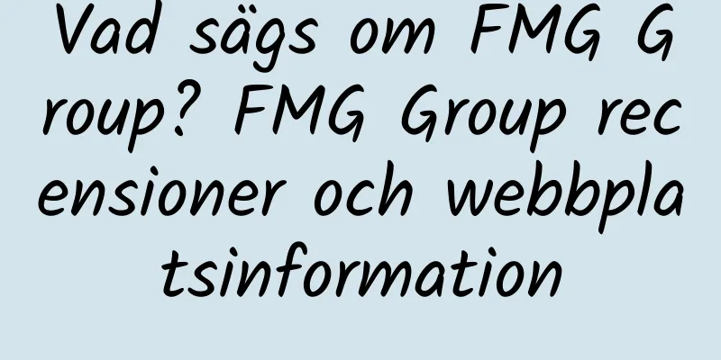 Vad sägs om FMG Group? FMG Group recensioner och webbplatsinformation