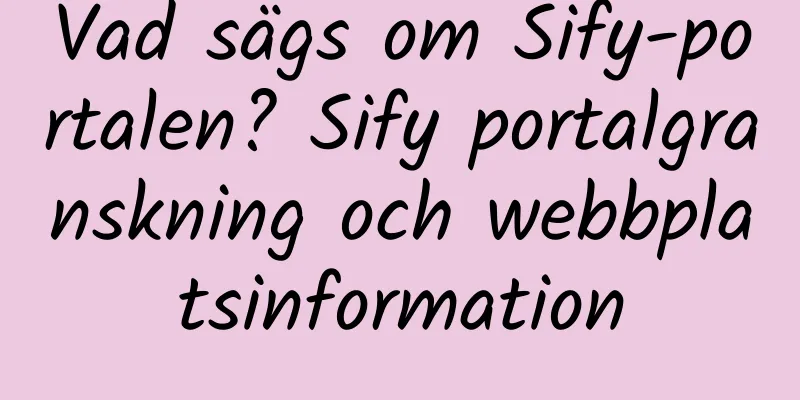 Vad sägs om Sify-portalen? Sify portalgranskning och webbplatsinformation