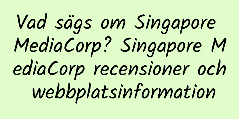Vad sägs om Singapore MediaCorp? Singapore MediaCorp recensioner och webbplatsinformation