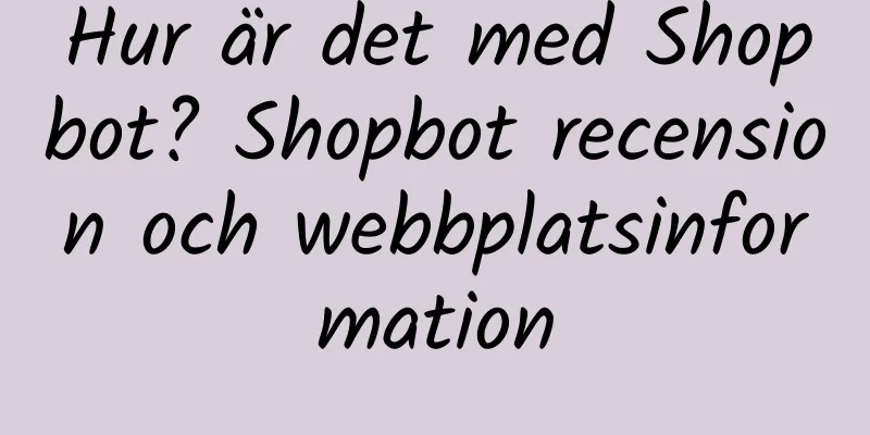 Hur är det med Shopbot? Shopbot recension och webbplatsinformation