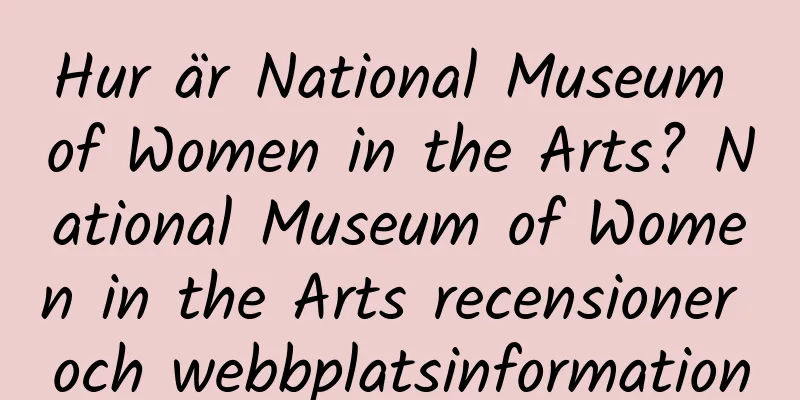 Hur är National Museum of Women in the Arts? National Museum of Women in the Arts recensioner och webbplatsinformation