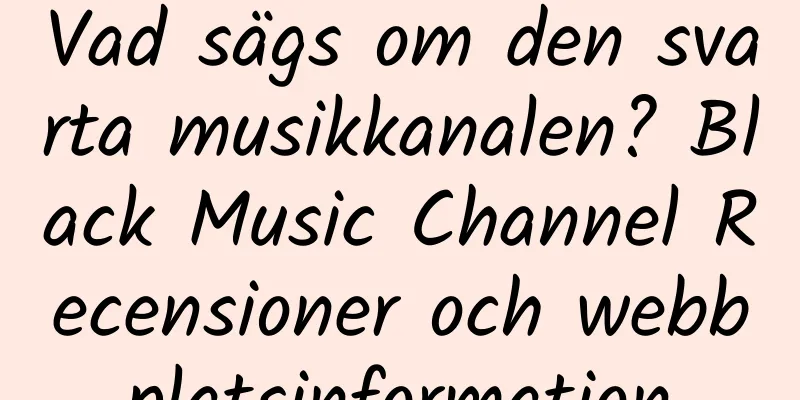 Vad sägs om den svarta musikkanalen? Black Music Channel Recensioner och webbplatsinformation