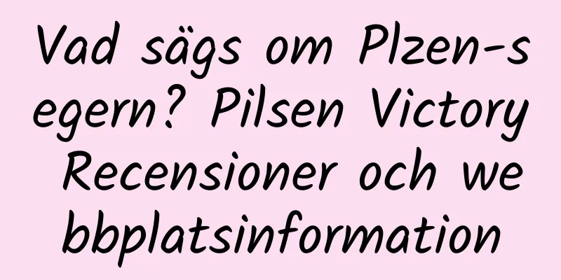 Vad sägs om Plzen-segern? Pilsen Victory Recensioner och webbplatsinformation