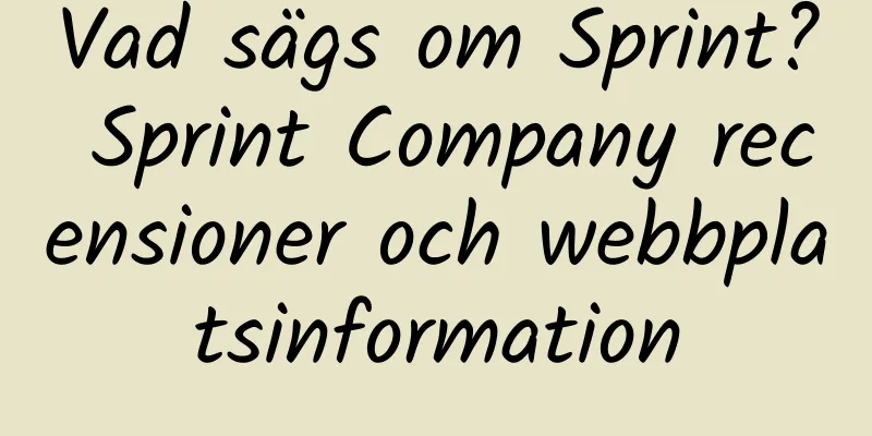 Vad sägs om Sprint? Sprint Company recensioner och webbplatsinformation