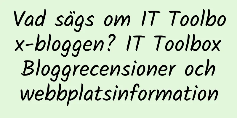 Vad sägs om IT Toolbox-bloggen? IT Toolbox Bloggrecensioner och webbplatsinformation