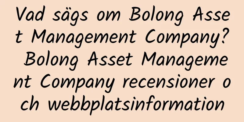 Vad sägs om Bolong Asset Management Company? Bolong Asset Management Company recensioner och webbplatsinformation