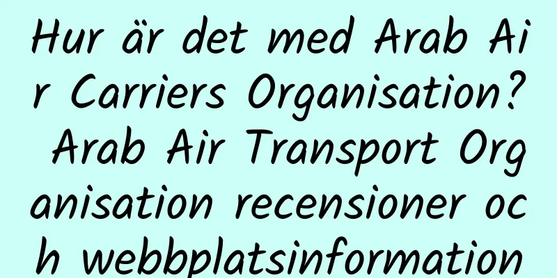 Hur är det med Arab Air Carriers Organisation? Arab Air Transport Organisation recensioner och webbplatsinformation
