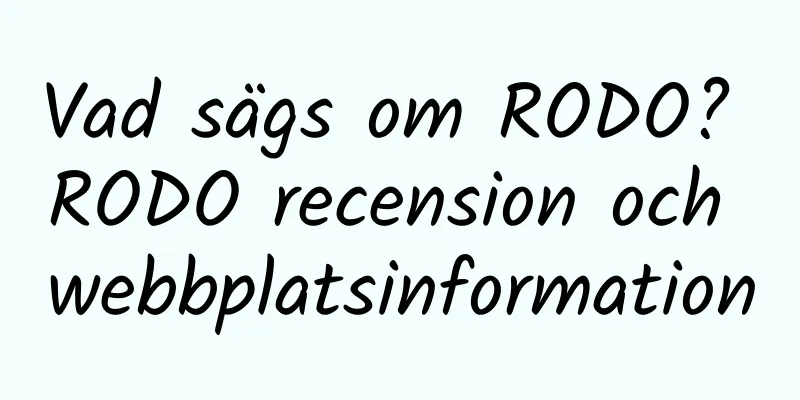 Vad sägs om RODO? RODO recension och webbplatsinformation