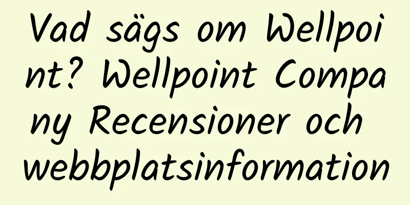 Vad sägs om Wellpoint? Wellpoint Company Recensioner och webbplatsinformation