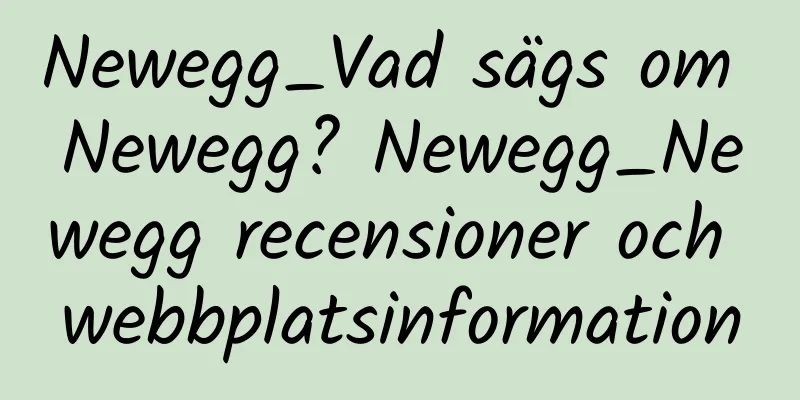 Newegg_Vad sägs om Newegg? Newegg_Newegg recensioner och webbplatsinformation