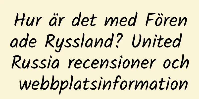 Hur är det med Förenade Ryssland? United Russia recensioner och webbplatsinformation