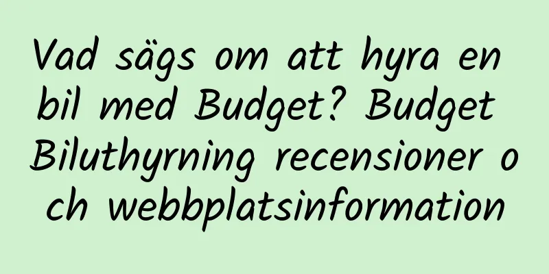 Vad sägs om att hyra en bil med Budget? Budget Biluthyrning recensioner och webbplatsinformation
