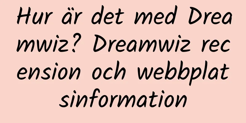 Hur är det med Dreamwiz? Dreamwiz recension och webbplatsinformation