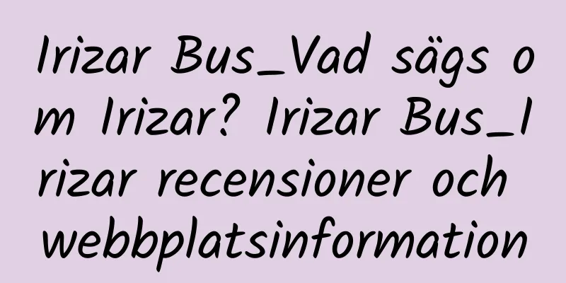 Irizar Bus_Vad sägs om Irizar? Irizar Bus_Irizar recensioner och webbplatsinformation