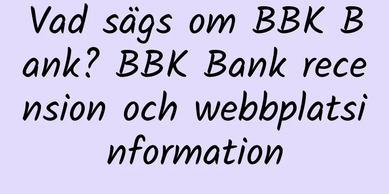 Vad sägs om BBK Bank? BBK Bank recension och webbplatsinformation