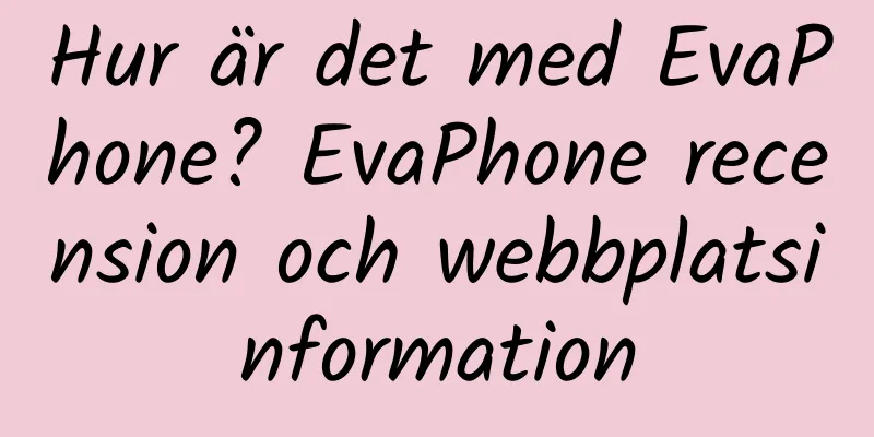 Hur är det med EvaPhone? EvaPhone recension och webbplatsinformation