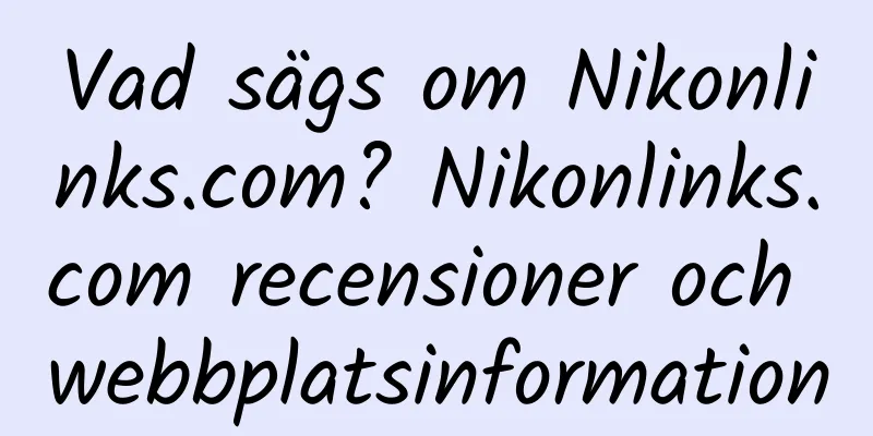 Vad sägs om Nikonlinks.com? Nikonlinks.com recensioner och webbplatsinformation